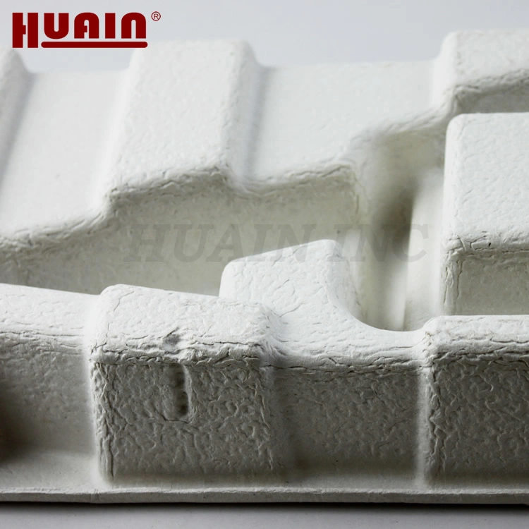 Molded Paper White Dry Press Pulp Packaging Tray